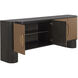 Dresden 82.5 X 20 inch Cognac / Smoke Grey Sideboard